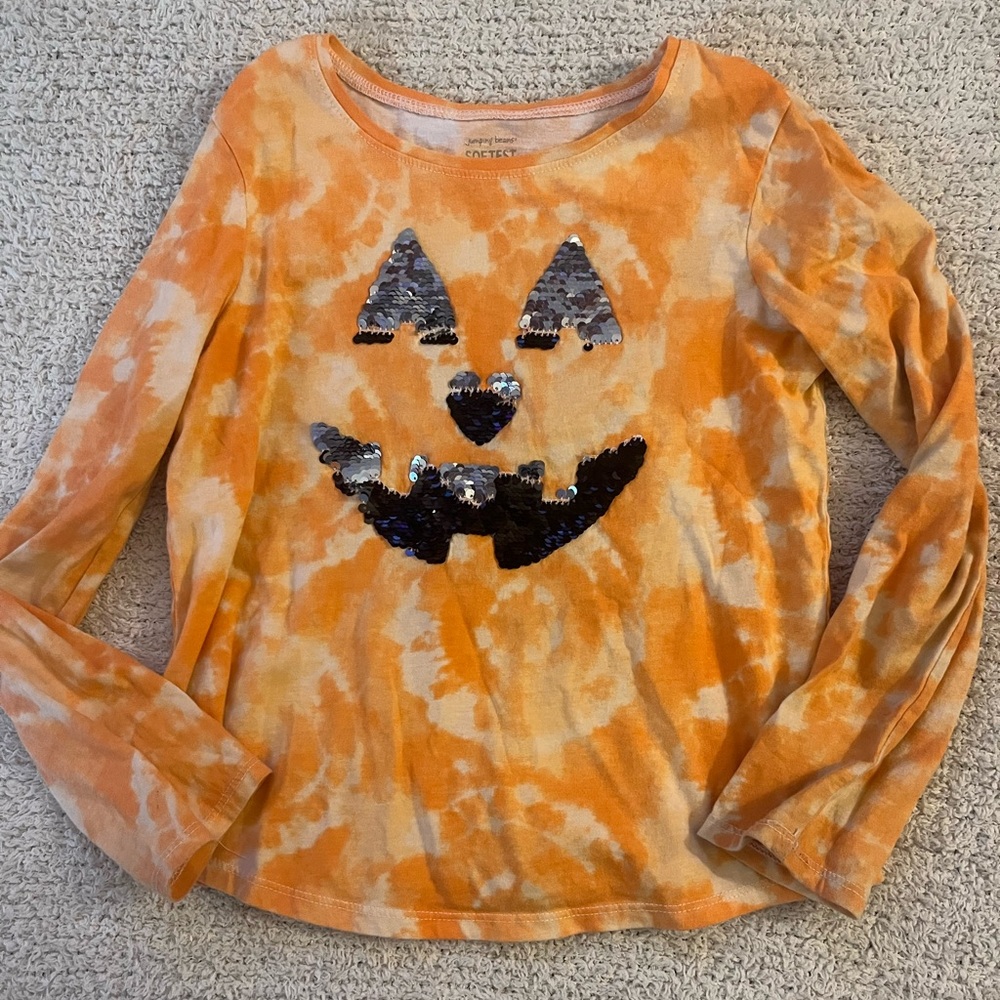 Jack o lantern girls tee
